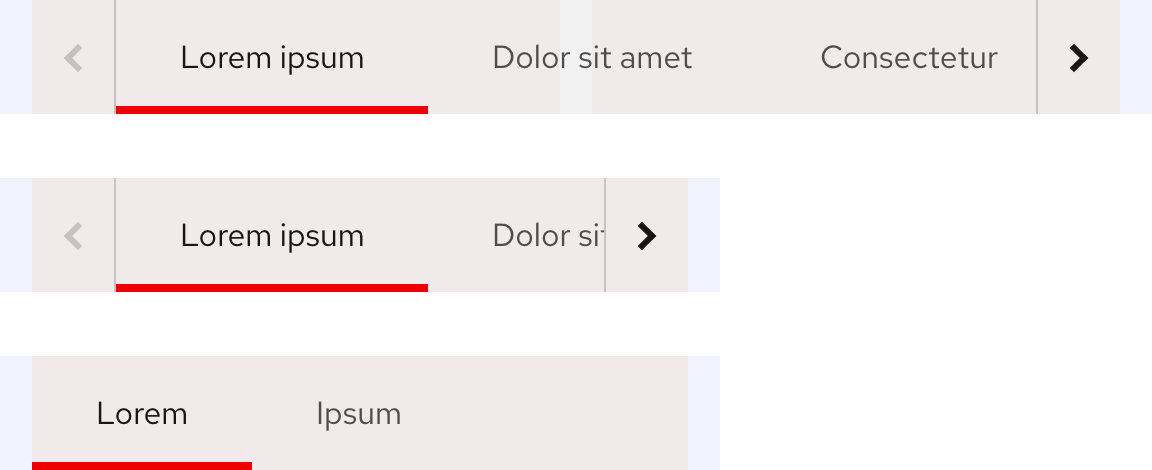 Image of subnavigations on small breakpoints